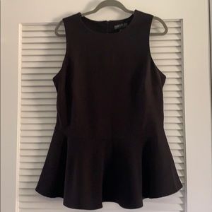 Forever 21+ black peplum top